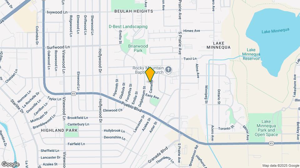 2561 Camellia St Map and Location Details