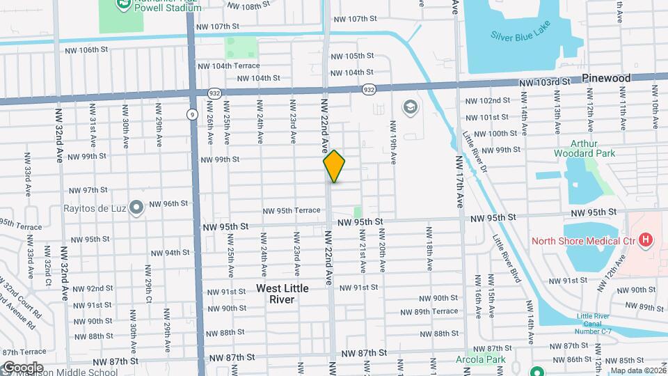 2190 NW 96th Terrace Map and Location Details