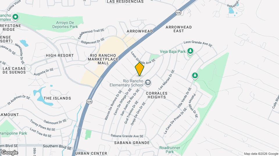 401 Cerro De Ortega Dr SE Map and Location Details