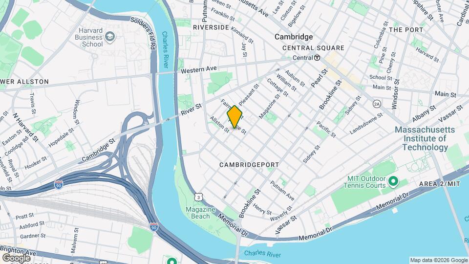 26 Kenwood St, Unit 1 Map and Location Details