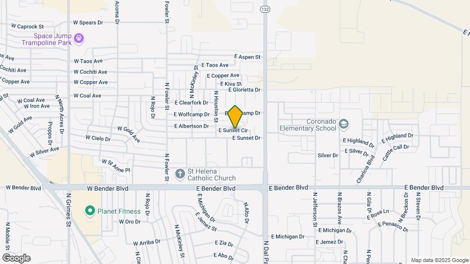 615-617 E Sunset Cir Map and Location Details