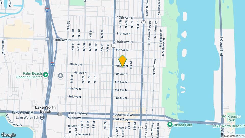 619 N K St, Unit 619 N K Street, Unit 4 Map and Location Details
