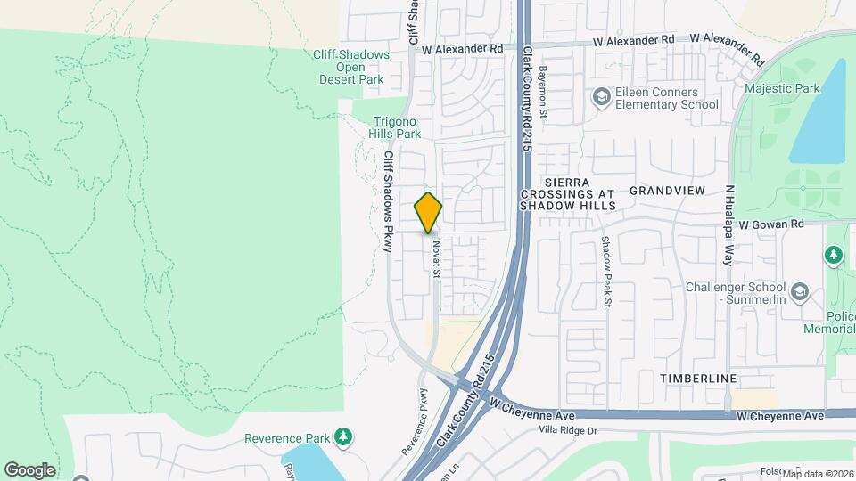 3574 Desert Cliff St, Unit 203 Mapa y Detalles de la Ubicación