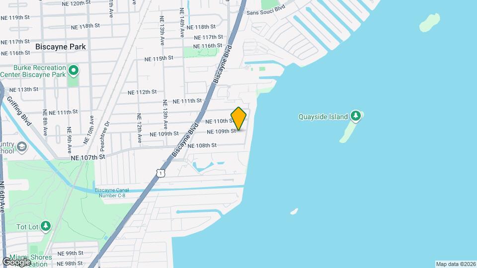 1624 NE 109th St Map and Location Details