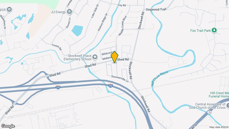 2121 Middle Creek Blvd Map and Location Details