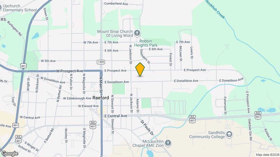 417 E Donaldson Ave Map and Location Details