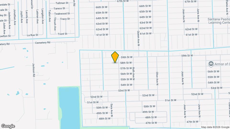 3405 58th St W Map and Location Details