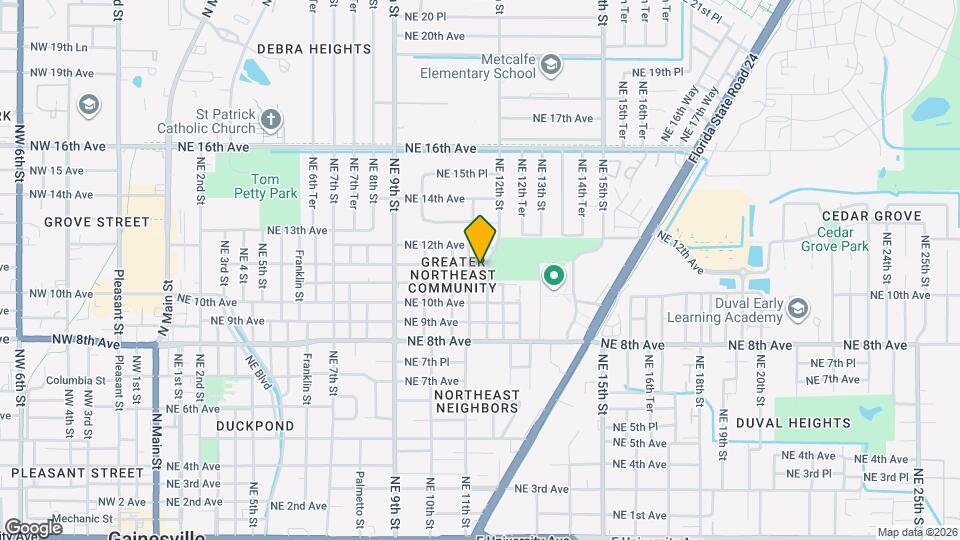 1115 NE 11th Ave Map and Location Details