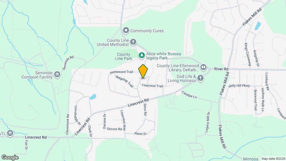 4284 Ridgetop Dr Map and Location Details