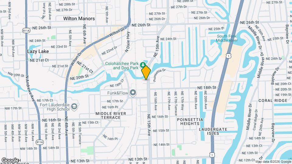 1953 NE 15th Ave Map and Location Details