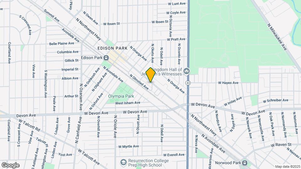 6556 N Northwest Hwy Map and Location Details