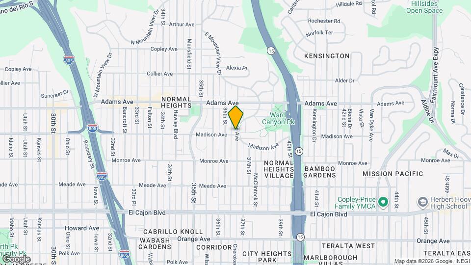 4602 Cherokee Ave, Unit 4602 Map and Location Details