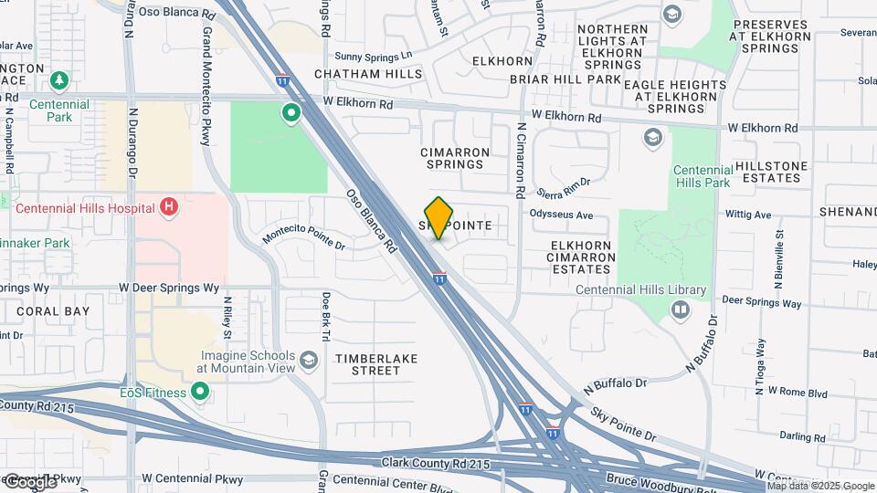 6868 Sky Pointe Dr Map and Location Details