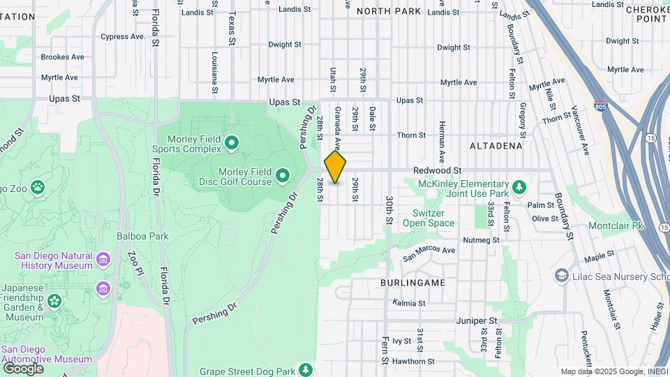 2946 Granada Ave Map and Location Details