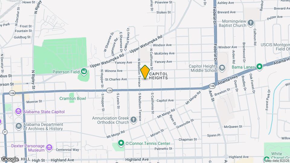 1818 St Charles Ave Mapa y Detalles de la Ubicación