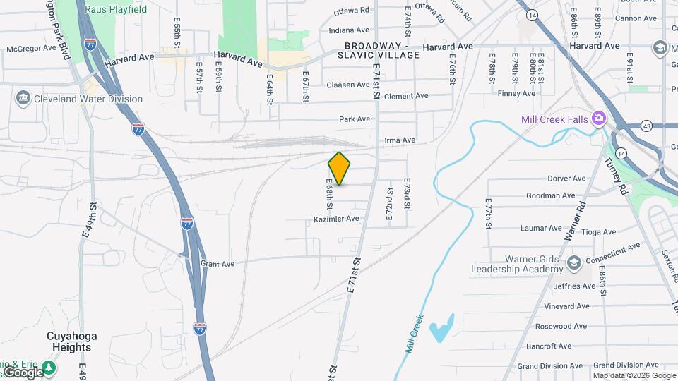6826 Rathbun Ave Map and Location Details