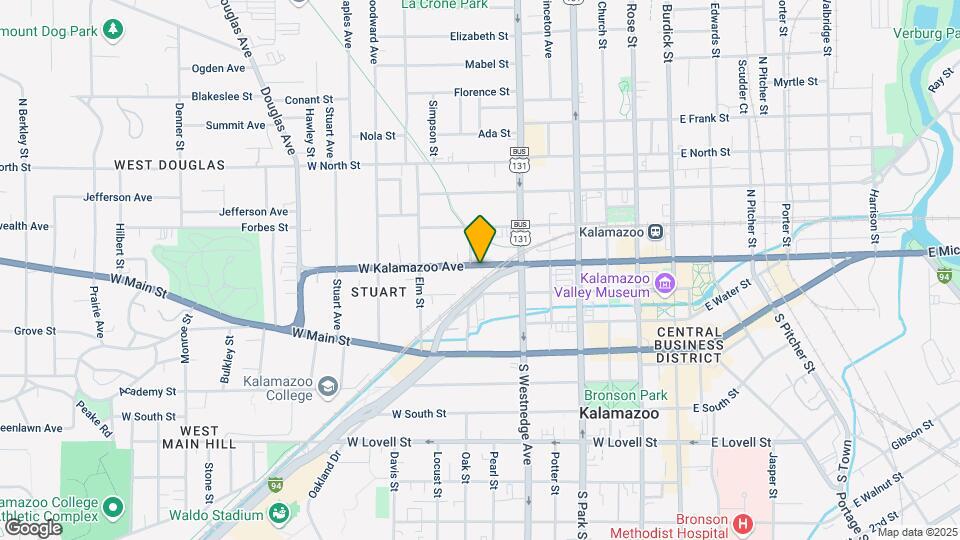 605 W Kalamazoo Ave Map and Location Details