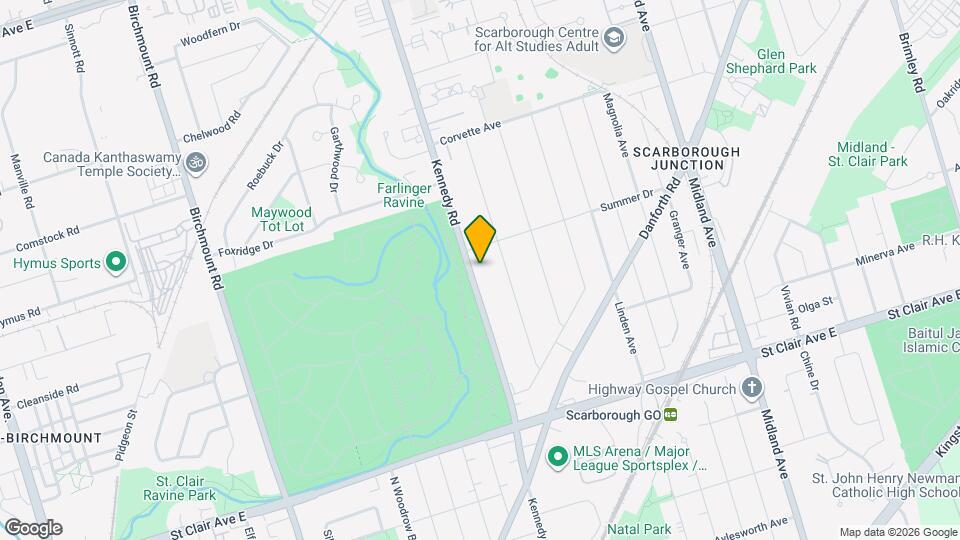 551A Kennedy Rd Map and Location Details