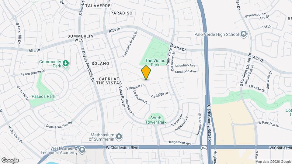 11424 Valentino Ln Mapa y Detalles de la Ubicación