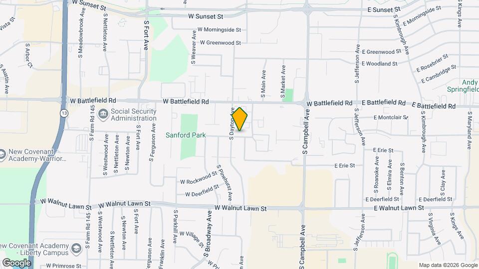 631 W Montclair St Map and Location Details