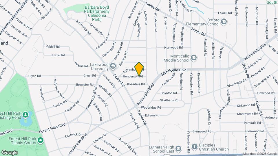 3406 Henderson Rd Mapa y Detalles de la Ubicación