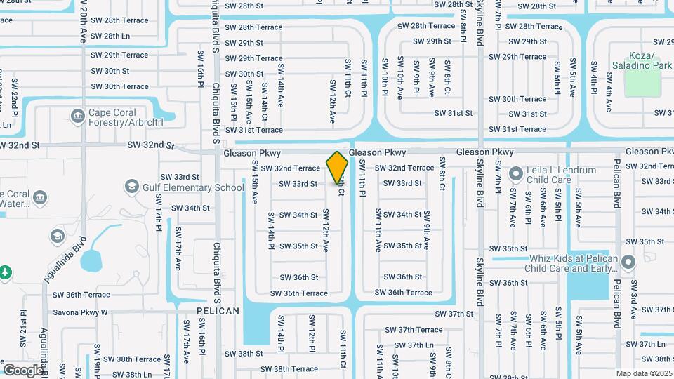 3304 SW 11th Ct Map and Location Details