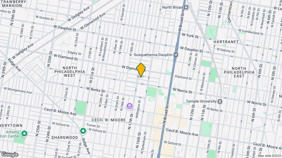 1625 Page St Map and Location Details