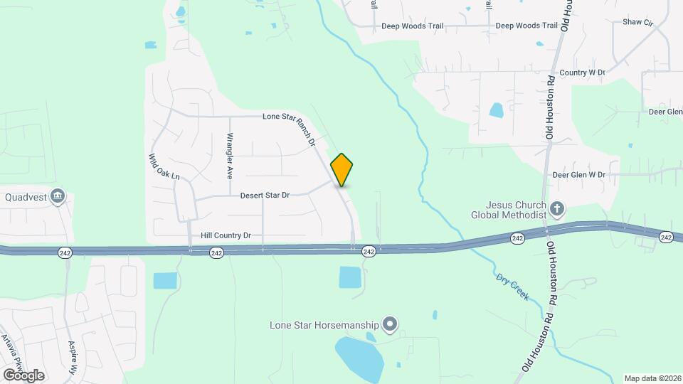 16315 Lone Star Ranch Dr Map and Location Details