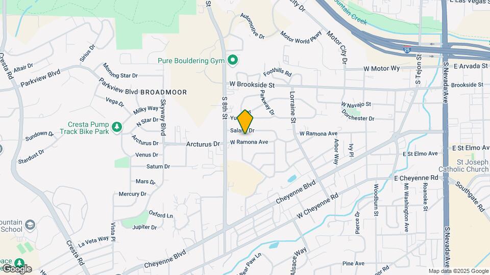 614 W Ramona Ave Map and Location Details