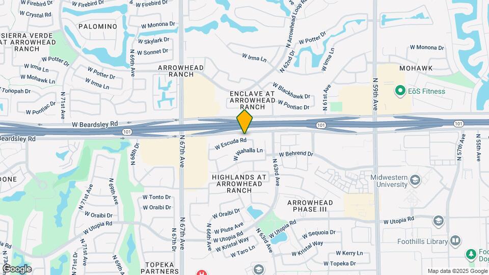 6418 W Escuda Rd Map and Location Details