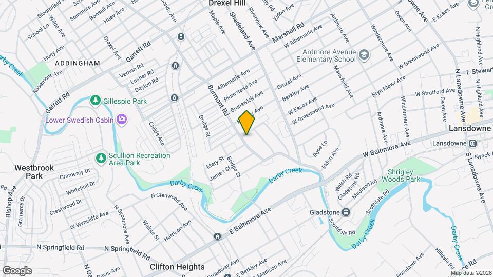 157 Burmont Rd, Unit 1 Map and Location Details