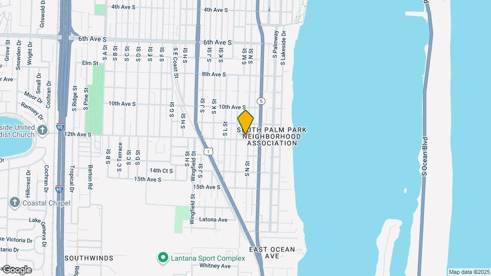 1131 S N St Map and Location Details