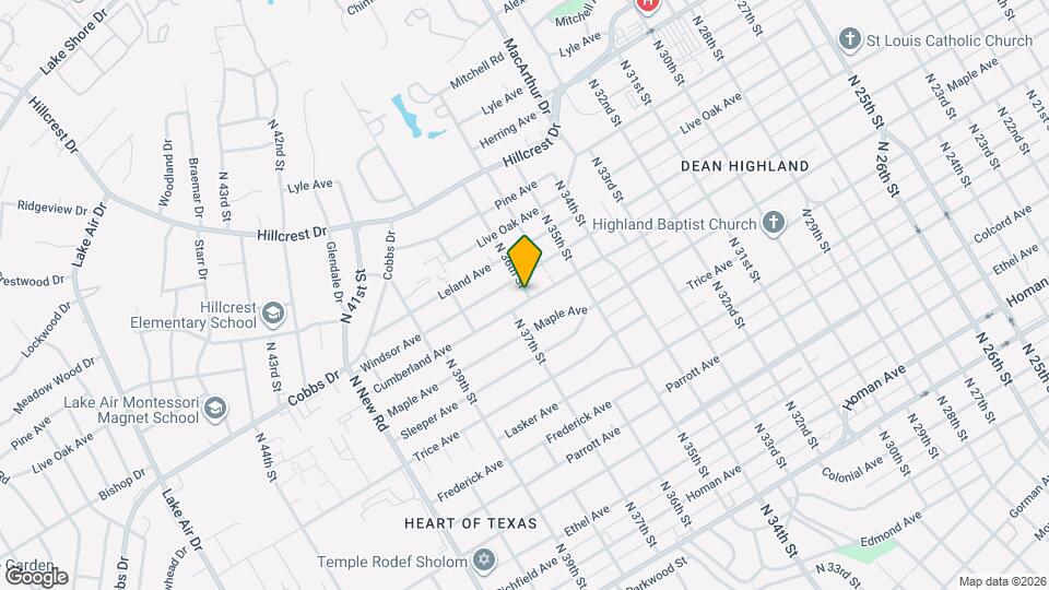 3601 Cumberland Ave Map and Location Details