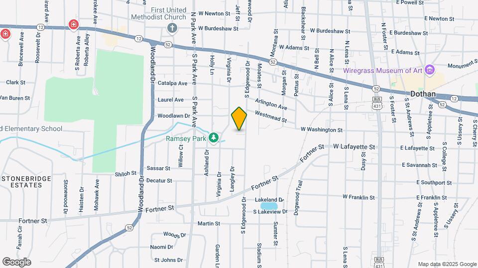 702 S Edgewood Dr Map and Location Details