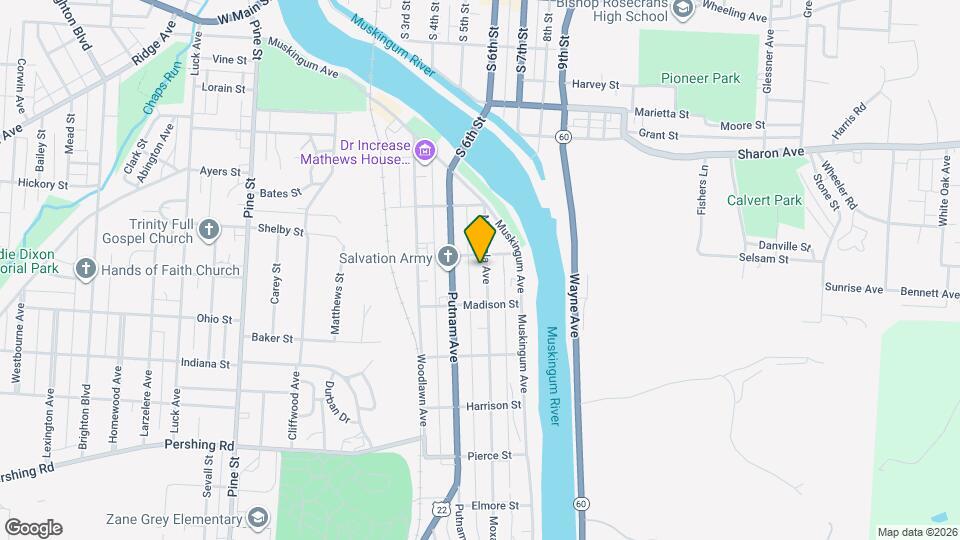 519 Moxahala Ave Map and Location Details