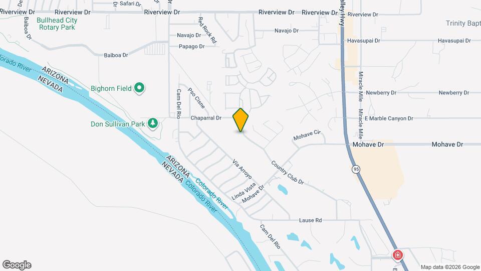 2523 Country Club Dr Map and Location Details