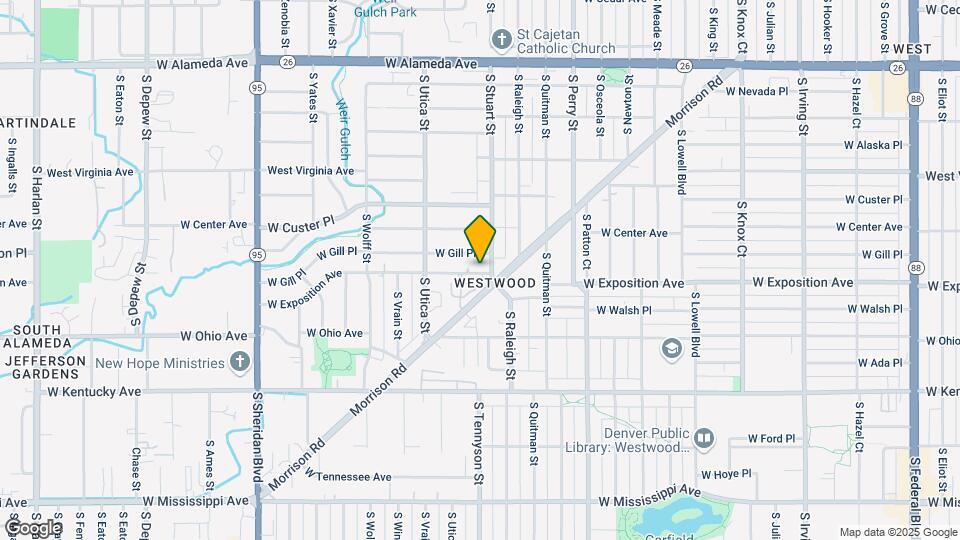 4305 W Exposition Ave Map and Location Details