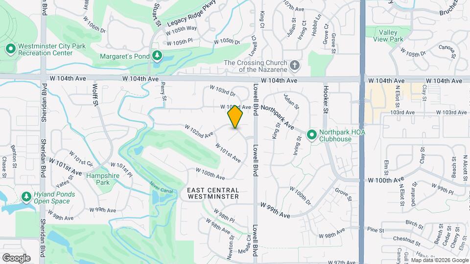 10193 Meade Ct Map and Location Details
