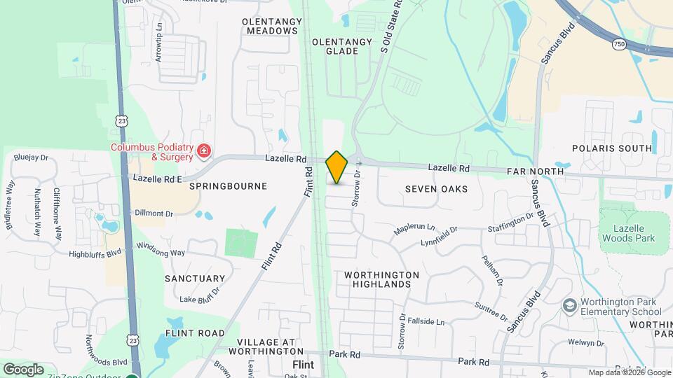 517 Under Brook Ct Map and Location Details