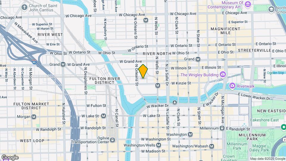 333 W Hubbard St Map and Location Details