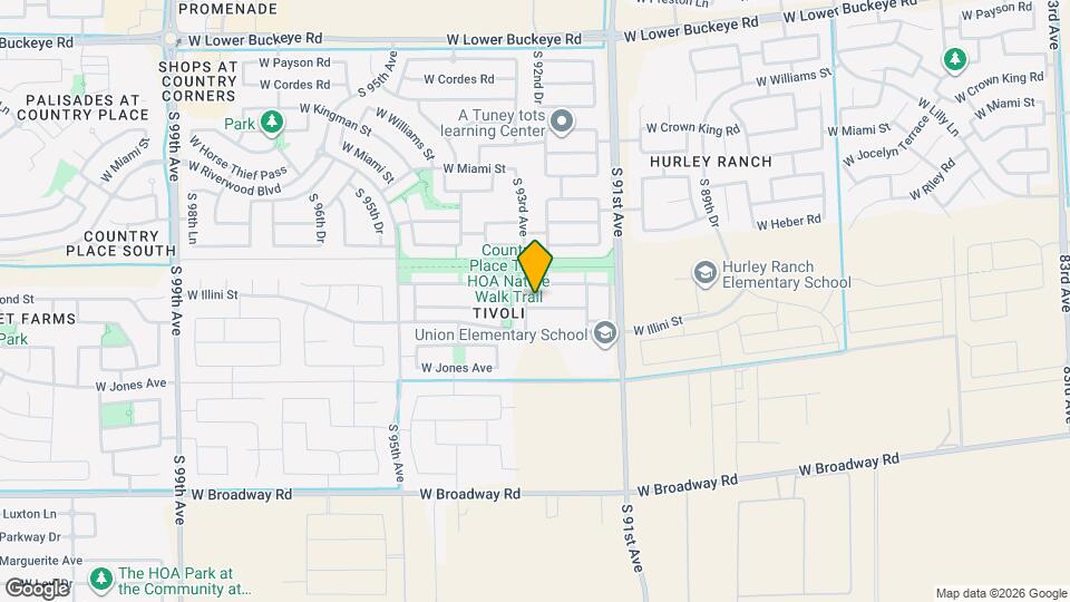 9228 W Raymond St Map and Location Details