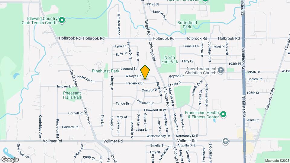 187 Frederick Dr Map and Location Details