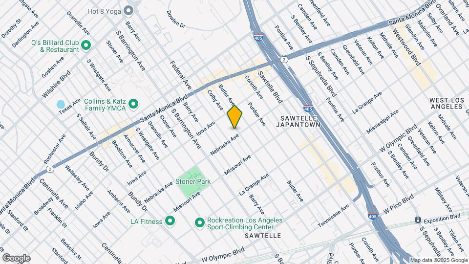 1745 Colby Ave Mapa y Detalles de la Ubicación