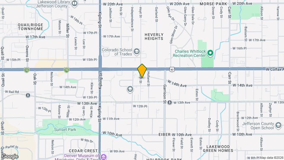 1420 Hoyt St Map and Location Details
