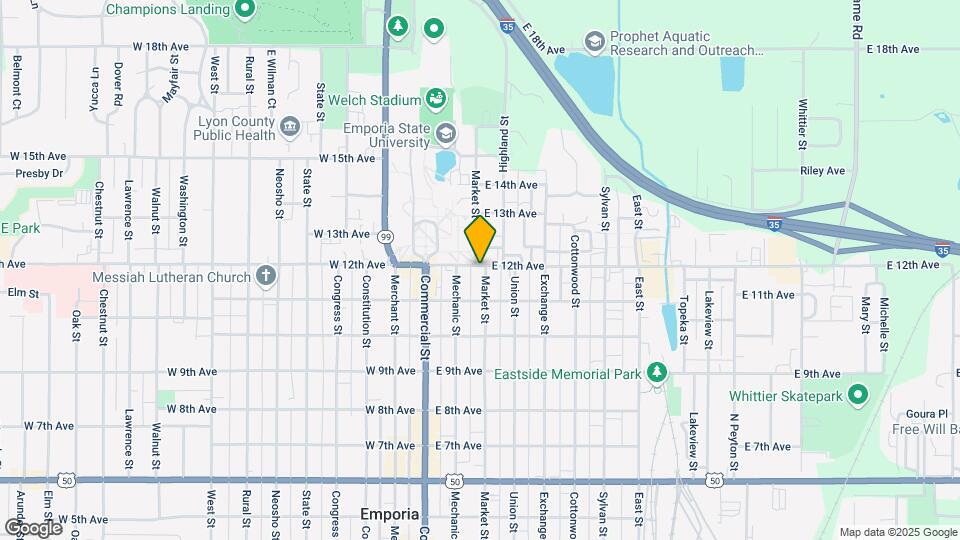 1127 Market St Map and Location Details