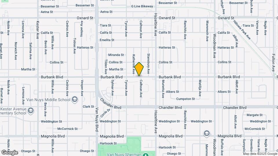 14204 Burbank Blvd Map and Location Details