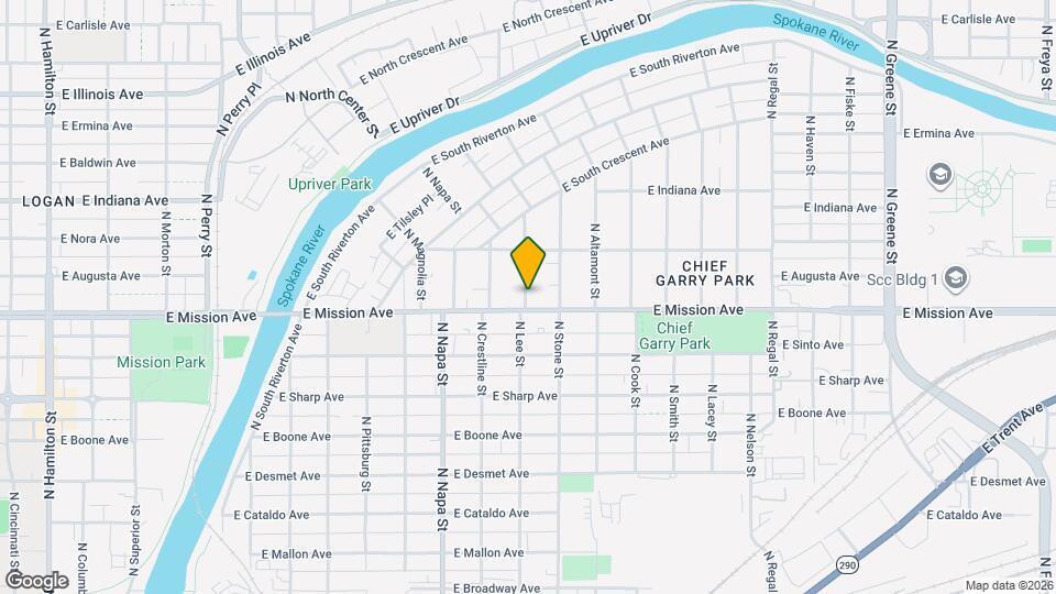 1504 N Lee St Map and Location Details