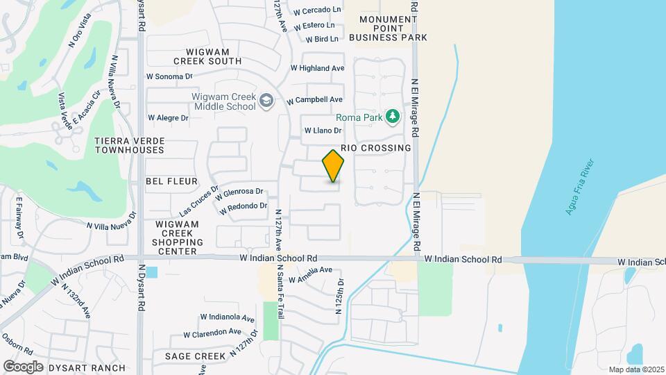 12512 W Glenrosa Dr Map and Location Details