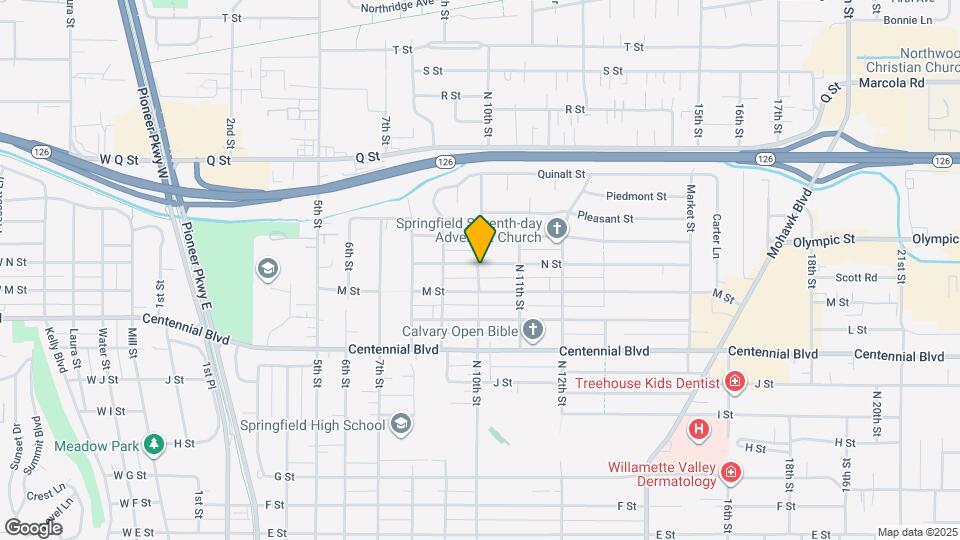 1443 N 10th St Map and Location Details