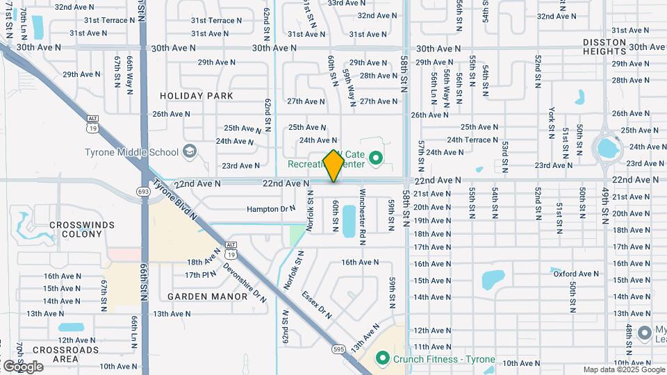 6080 22nd Ave N Map and Location Details